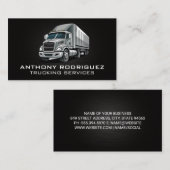 Vrachtwagens | Transport Levering Goederen Visitekaartje (Voorkant / Achterkant)