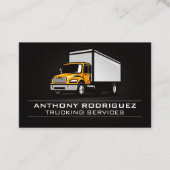 Vrachtwagens | Vervoersdiensten Visitekaartje (Voorkant)