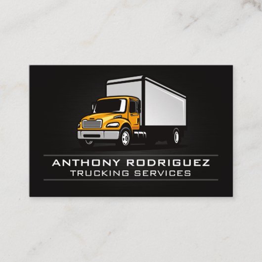 Vrachtwagens | Vervoersdiensten Visitekaartje (Voorkant)