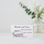 Vrachtwagens, Visitekaartjes voor personenauto's (Staand voorkant)