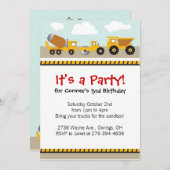 Vrachtwagens voor de aanmaak van dozen kaart (Voorkant / Achterkant)