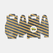 Vrachtwagens voor de bouw van betonstaal bedankdoosjes (Uitgevouwen)