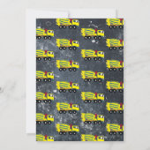 Vrachtwagens voor de bouw van betonstaal kaart (Achterkant)