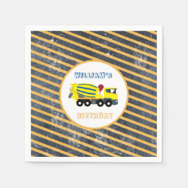 Vrachtwagens voor de bouw van betonstaal servet