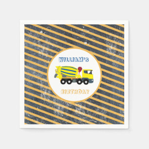 Vrachtwagens voor de bouw van betonstaal servet