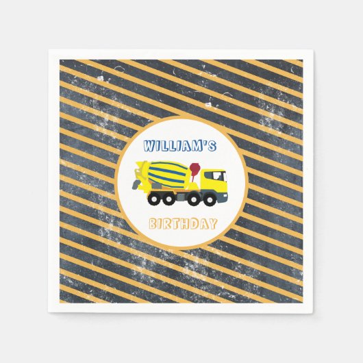 Vrachtwagens voor de bouw van betonstaal servet (Voorkant)