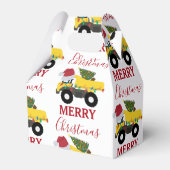 Vrachtwagens voor de bouw van kerst bedankdoosjes (Voorkant Zijde)