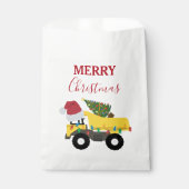 Vrachtwagens voor de bouw van kerst bedankzakje (Voorkant)