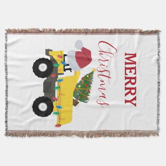 Vrachtwagens voor de bouw van kerst deken (Voorkant)