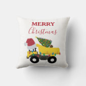 Vrachtwagens voor de bouw van kerst kussen (Achterkant)