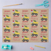 Vrachtwagens voor de bouw van kerst tissuepapier (Craft)