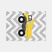 Vrachtwagens voor de bouw van pompwagens fleece deken (Voorkant (Horizontaal))