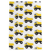 Vrachtwagens voor de bouw van pompwagens medium cadeauzakje (Achterkant)