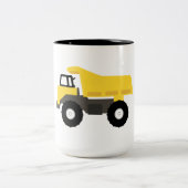 Vrachtwagens voor de bouw van pompwagens tweekleurige koffiemok (Center)