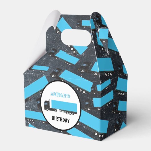 Vrachtwagens voor opleggers en vrachtwagens van op bedankdoosjes (Voorkant Zijde)