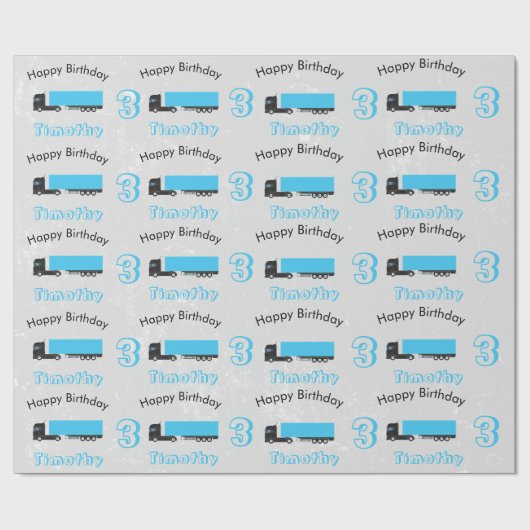 Vrachtwagens voor opleggers en vrachtwagens van op cadeaupapier (Vlak)