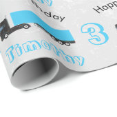 Vrachtwagens voor opleggers en vrachtwagens van op cadeaupapier (Rol Hoek)