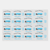 Vrachtwagens voor opleggers en vrachtwagens van op inpakpapier vel (Voorkant)