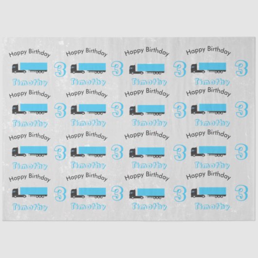 Vrachtwagens voor opleggers en vrachtwagens van op tissuepapier (Voorkant)