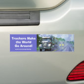 Vrachtwagens voor vrachtwagens en vrachtwagenliefh bumpersticker (Op auto)