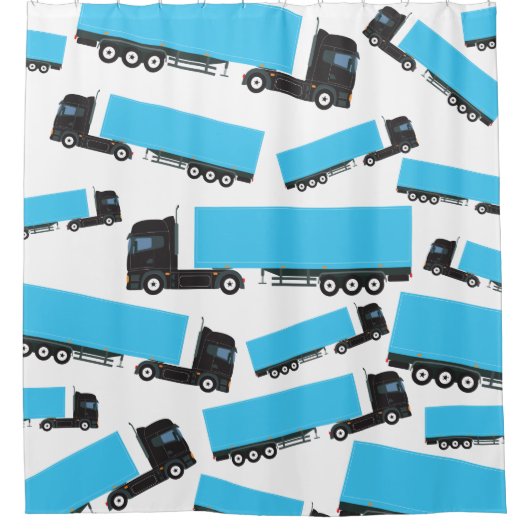 Vrachtwagens voor vrachtwagens met halfaanhangwage douchegordijn (Voorkant)