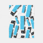 Vrachtwagens voor vrachtwagens met halfaanhangwage fleece deken (Voorkant)