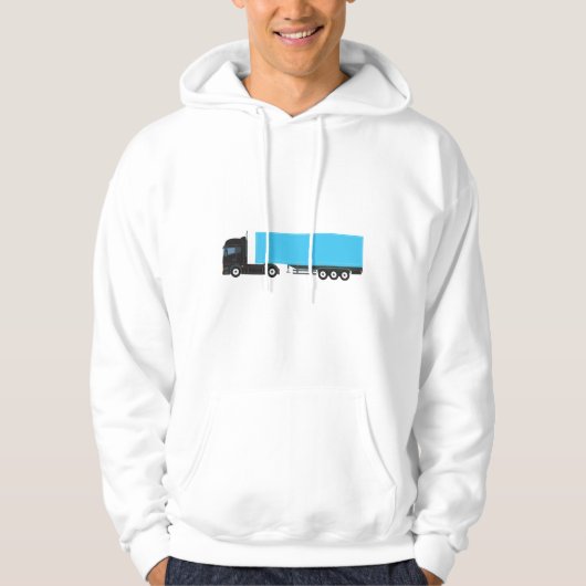 Vrachtwagens voor vrachtwagens met halfaanhangwage hoodie (Voorkant)
