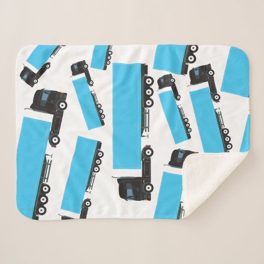 Vrachtwagens voor vrachtwagens met halfaanhangwage sherpa deken (Voorkant (horizontaal))