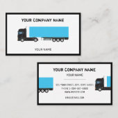 Vrachtwagens voor vrachtwagens met halfaanhangwage visitekaartje (Voorkant / Achterkant)