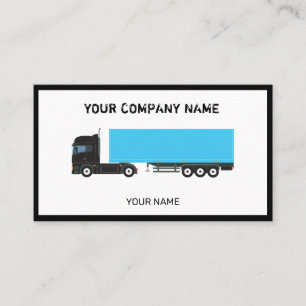 Vrachtwagens voor vrachtwagens met halfaanhangwage visitekaartje