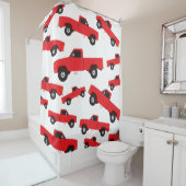 Vrachtwagens voor vrachtwagens ophalen douchegordijn (In situ)