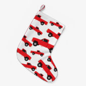 Vrachtwagens voor vrachtwagens ophalen kleine kerstsok (Voorkant (Hangend))