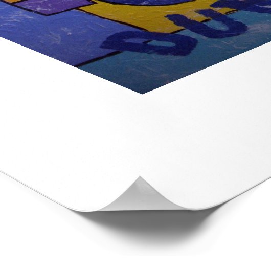 Vrachtwagens zijn voor jongens poster (Hoek)