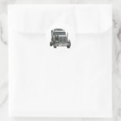 Vrachtwagentractor Ronde Sticker (Tas)
