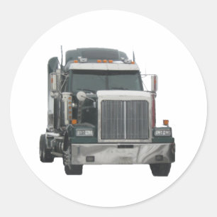 Vrachtwagentractor Ronde Sticker