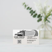 vrachtwagenvervoer | Verzending Visitekaartje (Staand voorkant)