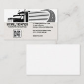vrachtwagenvervoer | Verzending Visitekaartje (Voorkant / Achterkant)