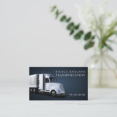 Vrachtwagenvervoer Visitekaartje (Staand voorkant)