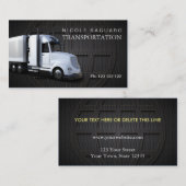 Vrachtwagenvervoer Visitekaartje (Voorkant / Achterkant)