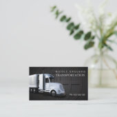 Vrachtwagenvervoer Visitekaartje (Staand voorkant)