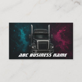 vrachtwagenvervoer voor zwaar gebruik visitekaartje