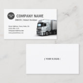 Vrachtwagenverzendservice Eenvoudige moderne Kaart Visitekaartje (Voorkant / Achterkant)