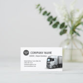 Vrachtwagenverzendservice Eenvoudige moderne Kaart Visitekaartje (Staand voorkant)