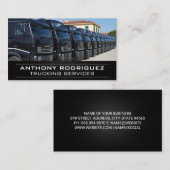 Vrachtwagenvloot | Vrachtdiensten Visitekaartje (Voorkant / Achterkant)