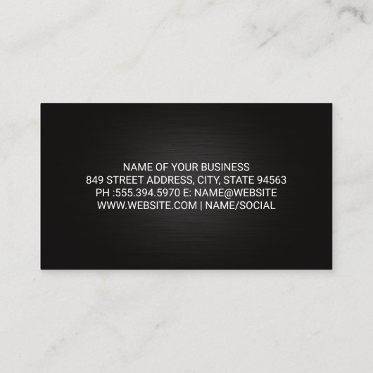 Vrachtwagenvloot | Vrachtdiensten Visitekaartje (Achterkant)