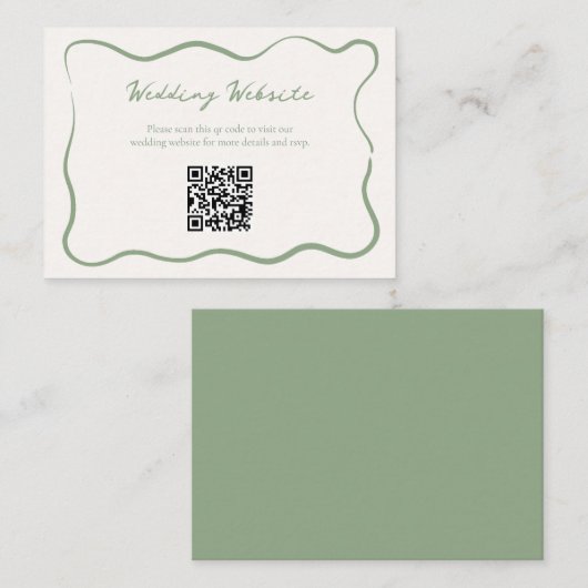 Vrachtwebsite — QR-code Informatiekaartje (Voorkant / Achterkant)