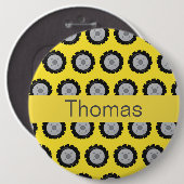 Vrachtwielwielen voor de bouw van kabelgoten ronde button 6,0 cm (Voorkant /achterkant)