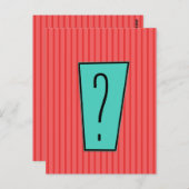 Vragen Briefkaart (Voorkant / Achterkant)