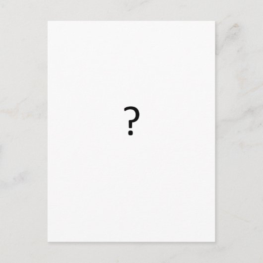 Vragen Briefkaart (Voorkant)