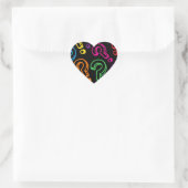 Vragen Hart Sticker (Tas)